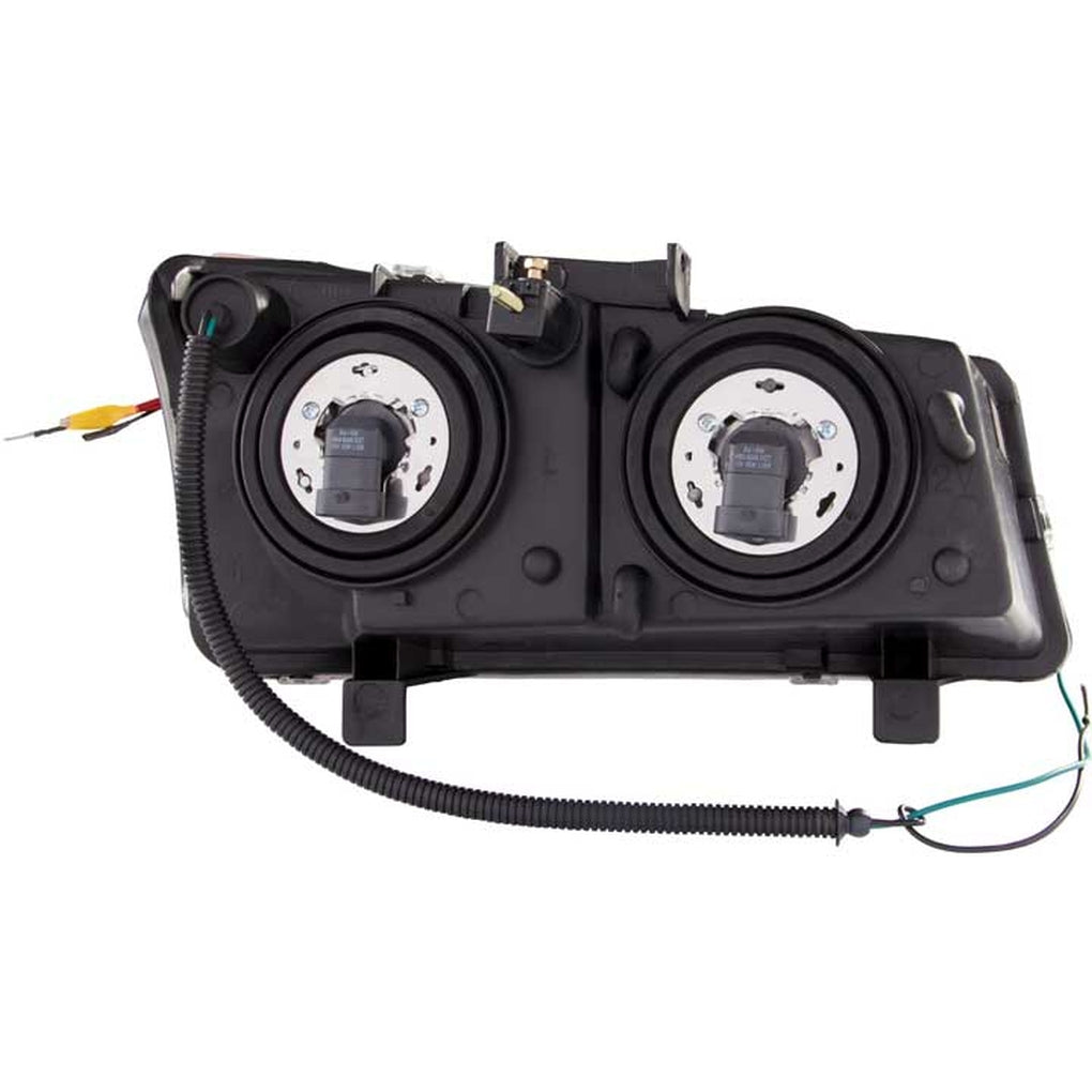 Anzo Usa 111313 0306 Silverado 15/25/3500/Avalance W/O Cladding Projector Headlights W/Ubar Black Clear Driv/Pass