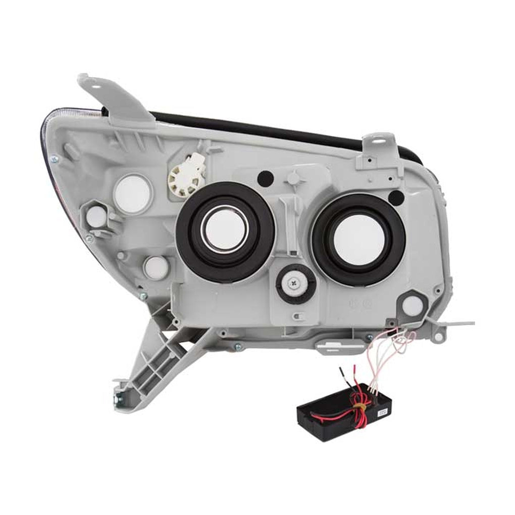 Anzo Usa 111320 0609 4Runner Projector Headlights W/Ubar Black Clear Driver/Passenger