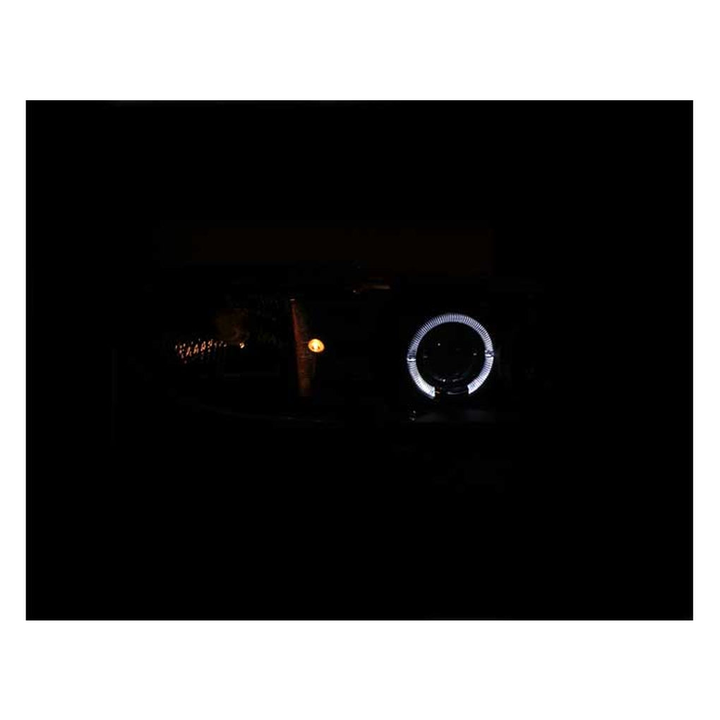 Anzo Usa 121038 9498 Mustang Headlights Projector 1Pc With LED Halo Black