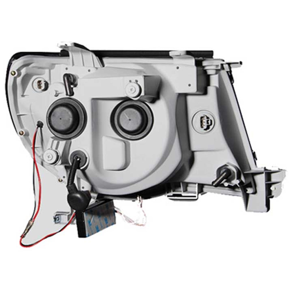 Anzo Usa 121282 0511 Tacoma Black Clear Projector With Halos Headlights Driver/Passenger