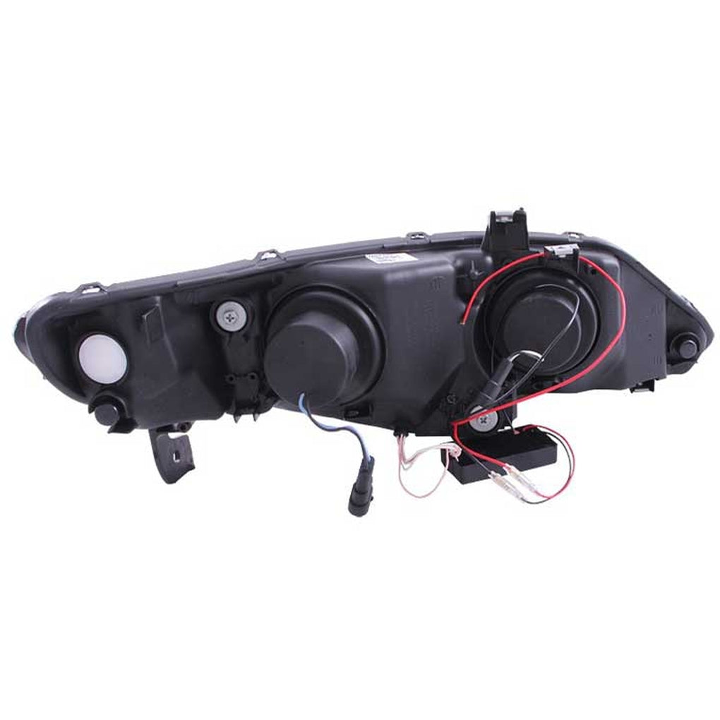 Anzo Usa 121454 0611 Civic Projector Halo Black Clear(Ccfl)Headlights Driver/Passenger