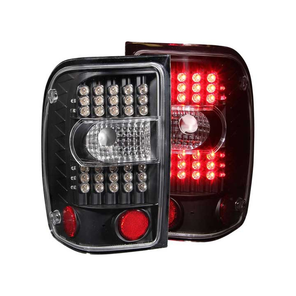 Anzo Usa 311107 0111 Ranger LED Taillights LED Black G2 Driver/Passenger