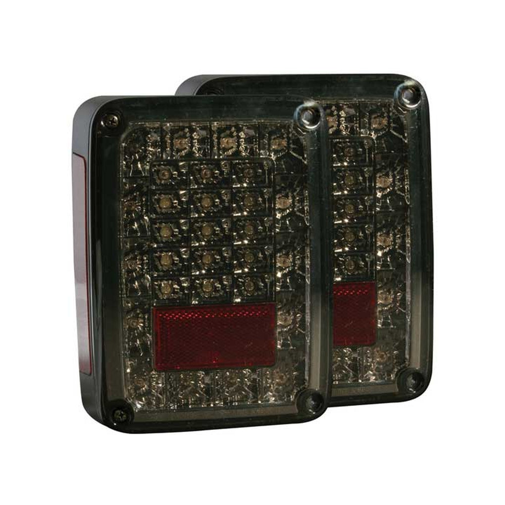 Anzo Usa 311203 0715 Wrangler Jk Smoke LED Taillights Driver/Passenger