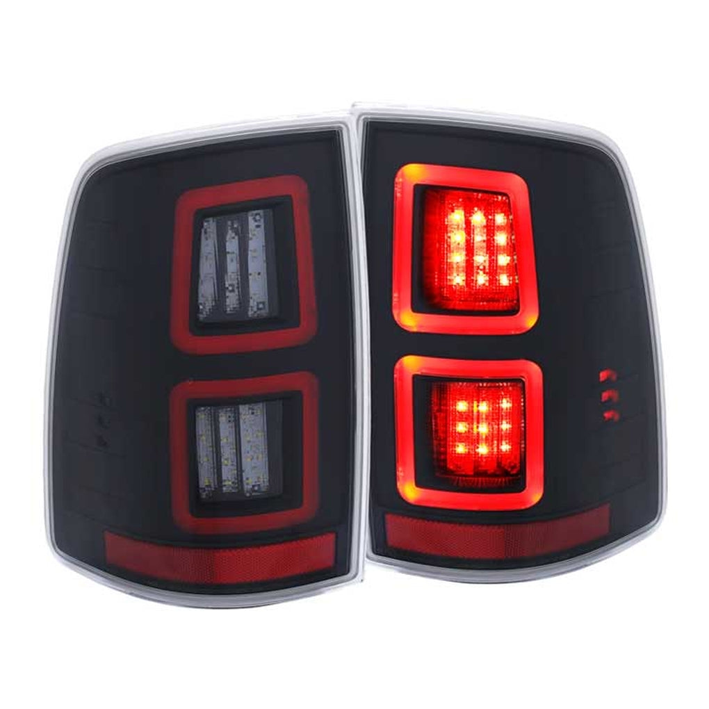 Anzo Usa 311273 1317 Ram 1500 LED Taillights Black Driver/Passenger
