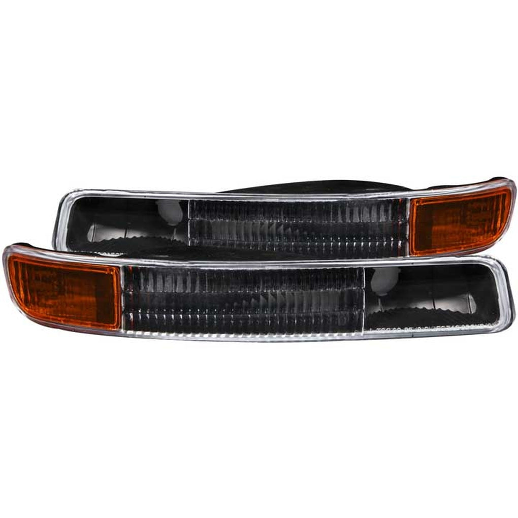 Anzo Usa 511005 9906 Sierra/0006 Yukon/Yukon Xl Bumper Lights Black W/Amber Reflector