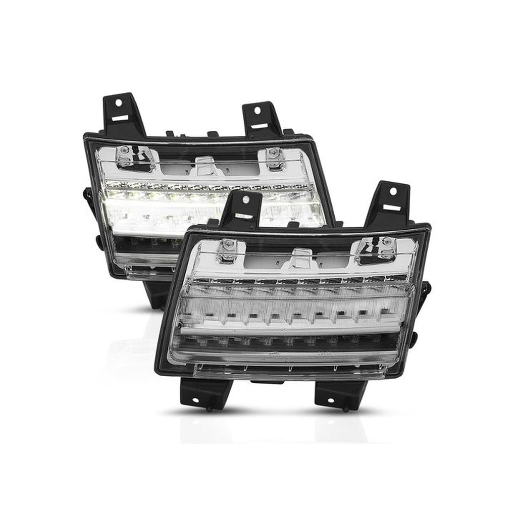 Anzo Usa 511083 18C Wrangler Jl LED Chrome Clear w/Sequential Signal