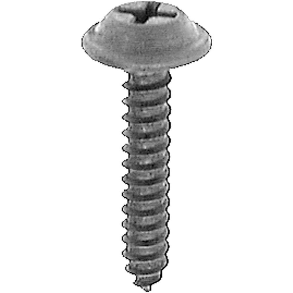 Auveco AP12954 Auveco Pak Phillips Flat Washer Head Tapping Screw #10 X 1" Black
