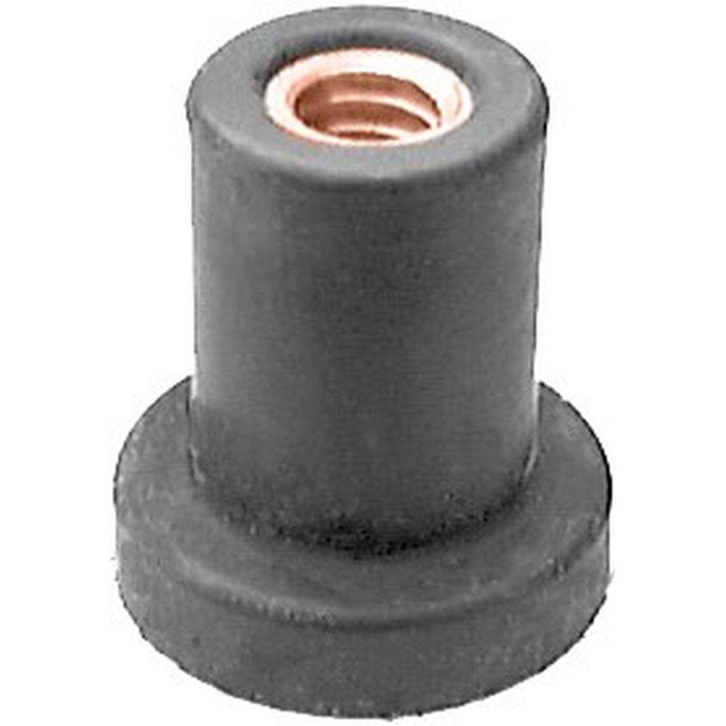 Auveco AP13010 Auveco Pak Rubber Nut 1/4"-20 Threads .740 Head Diameter