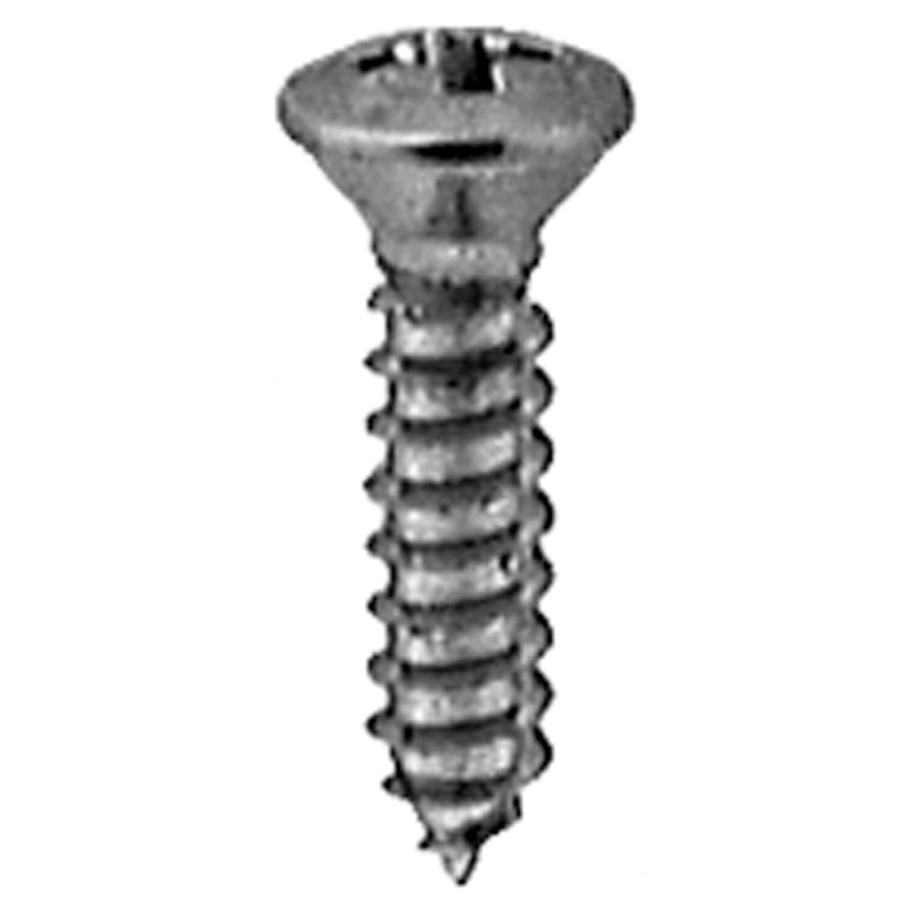 Auveco AP2710 Auveco Pak 8 X 3/4" Phillips Oval Head Tapping Screw Chrome