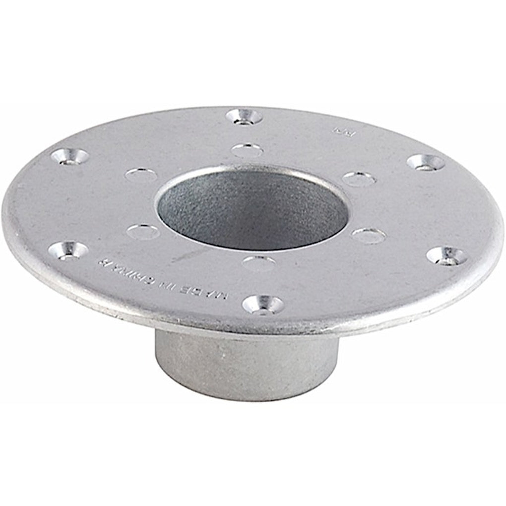 AP Products 013-1112 Pedestal Table Legs Round Flush Mount Base Chrome