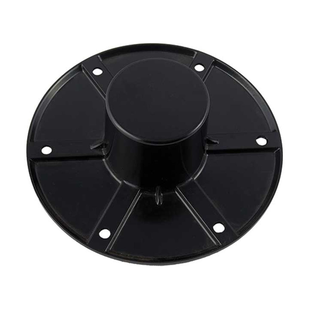AP Products 013-1112B Pedestal Table Legs Round Flush Mount Base Black