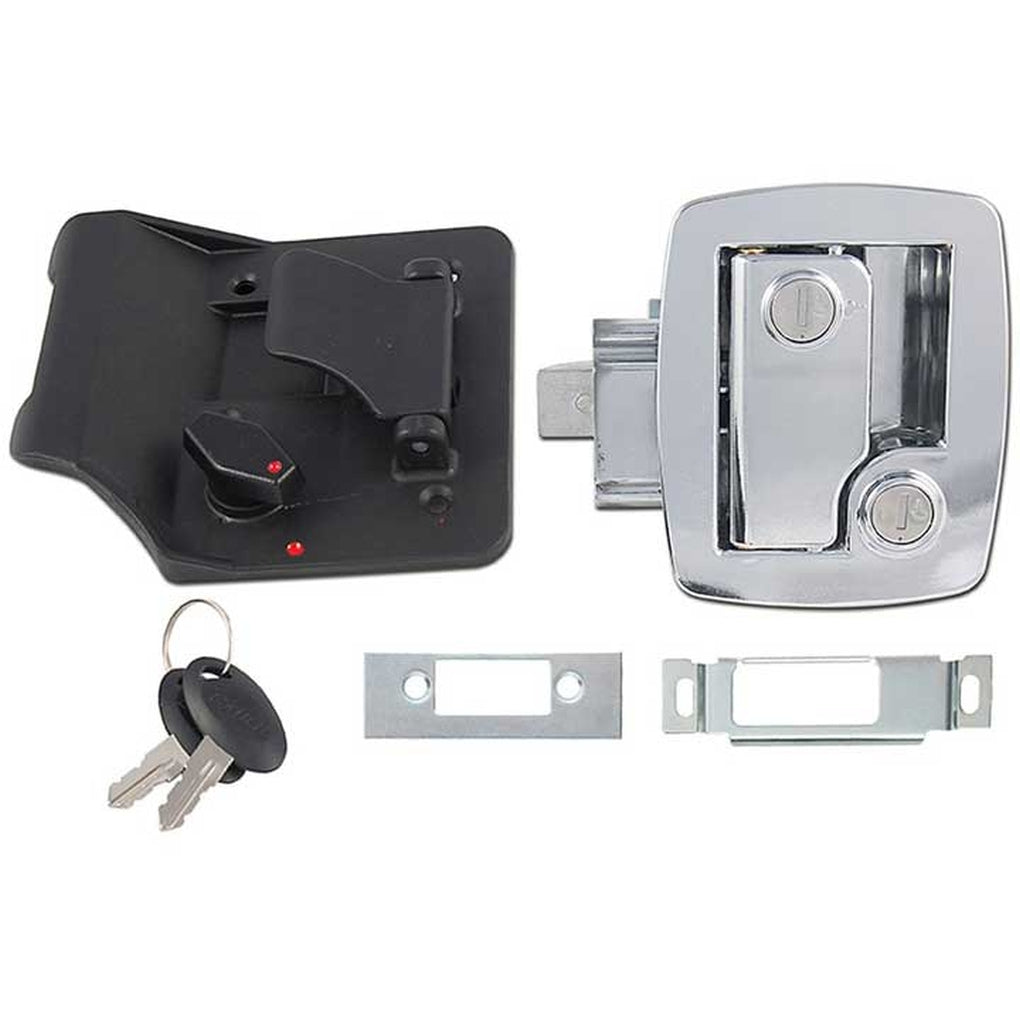 AP Products 013-535 Bauer Keydalike Towable Lock W/Keys Chrome