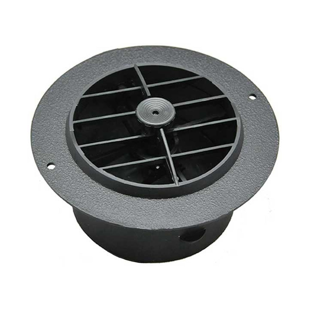 AP Products 013-638 4 Rotaire Register With Damper Black (1/Ctn)