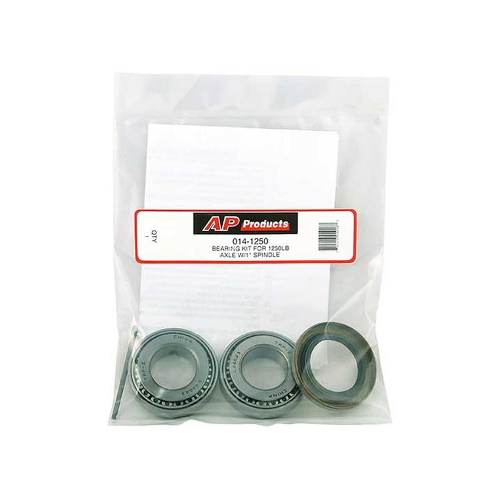 AP Products 014-1250 Bearing Kit For 125 Ft0Lb W/1In Spindle (L44643 L44643 L44610 L44610 Seal and Pin)