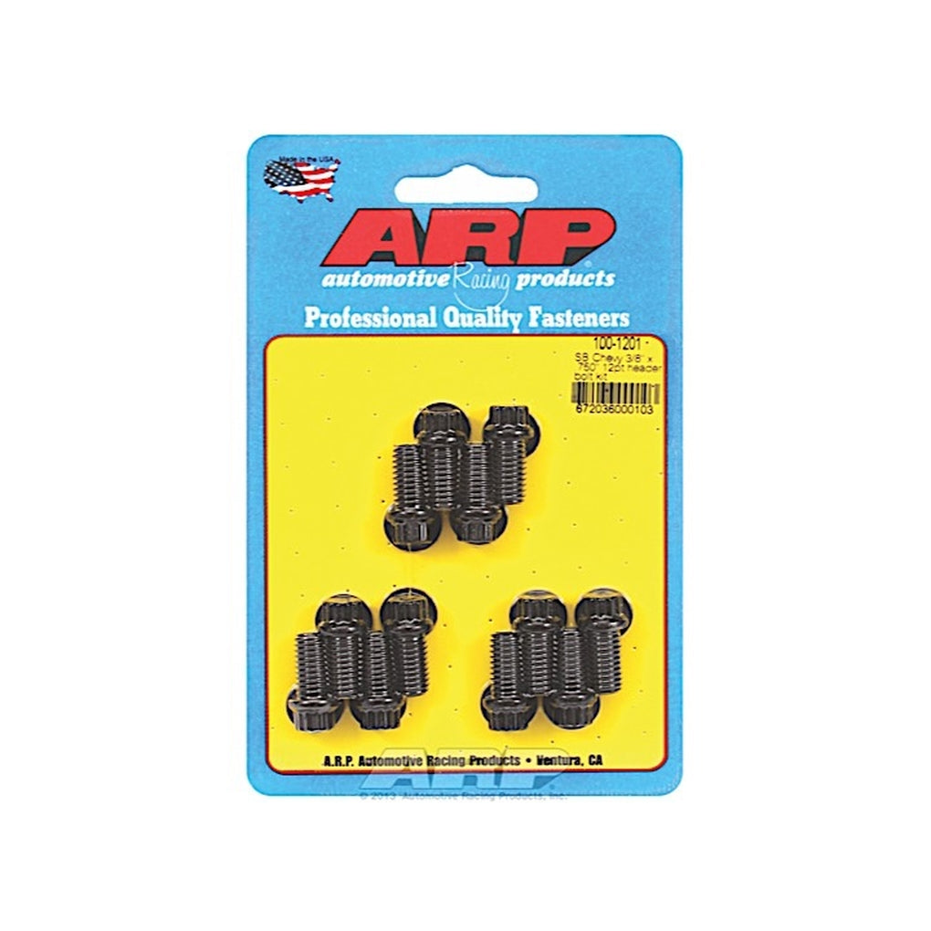 ARP 100-1201 Small Block Chevy 3/8 X .750In 12Pt Bolt Head Exhaust Header Bolt Kit