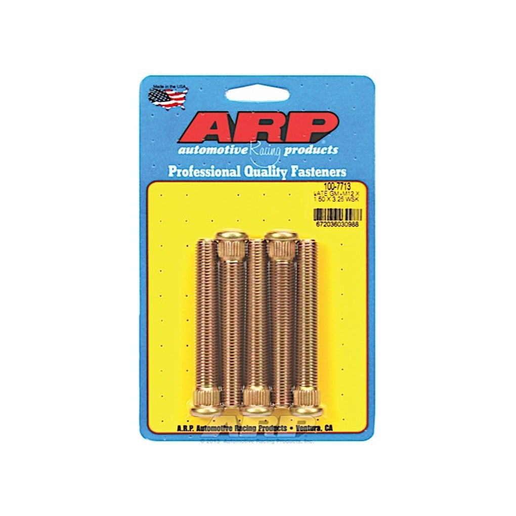 ARP 100-7713 Late Model GM/ Camaro/ Firebird/ Corvette M12 X 1.50In Wheel Lug Stud Kit