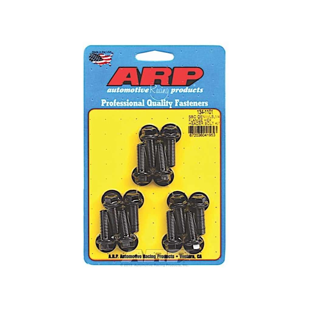 ARP 134-1101 Small Block Chevy Geniii Ls 1/4 Flange Hex Bolt Head Exhaust Header Bolt