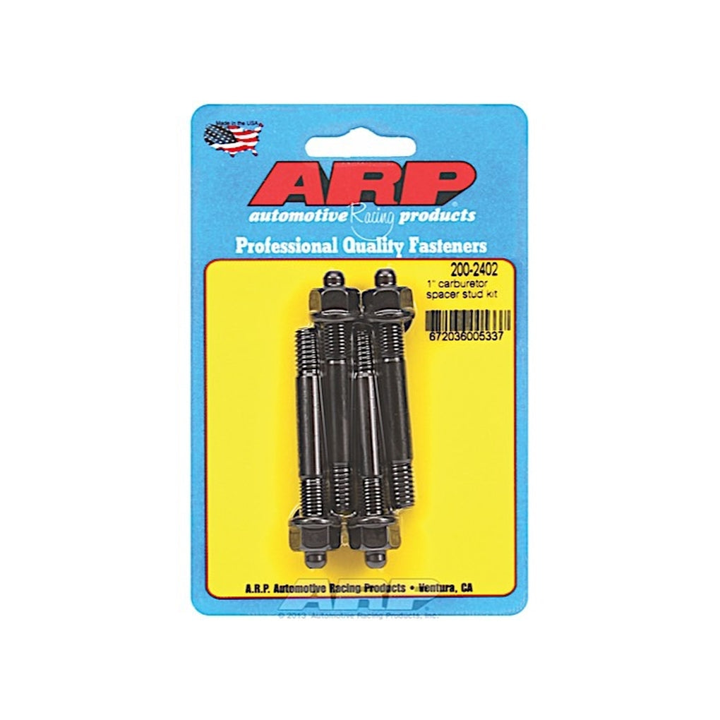 ARP 200-2402 1In Carburetor Spacer Stud Kit 2.700In Oal