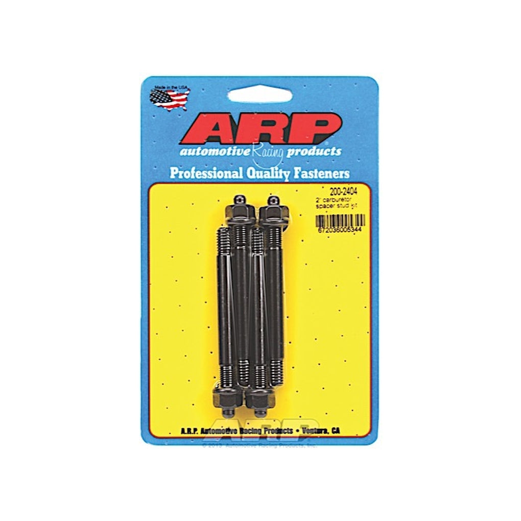 ARP 200-2404 2In Carburetor Spacer Stud Kit 3.700In Oal