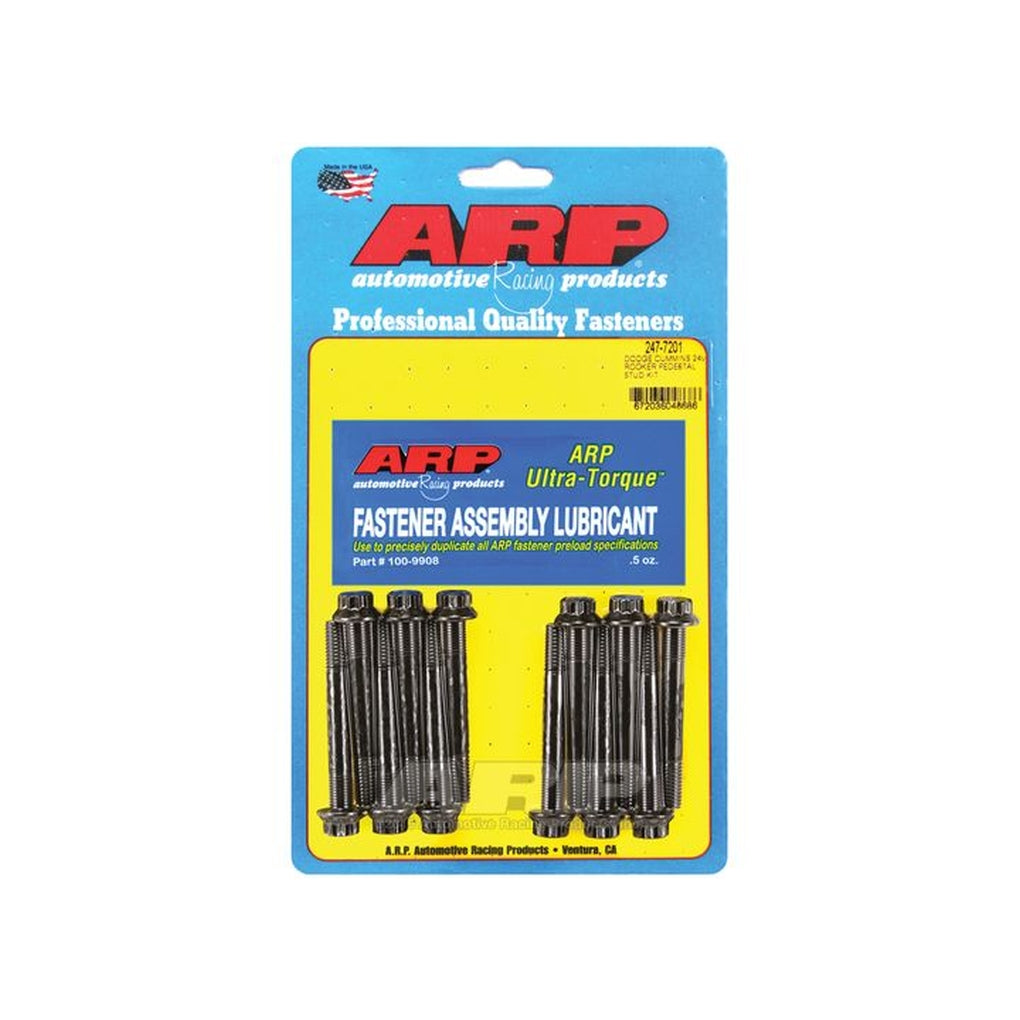 ARP 247-7201 Dodge Cummins 24V Rocker Pedestal Stud Kit 10MM 12Pt 3MM Allen