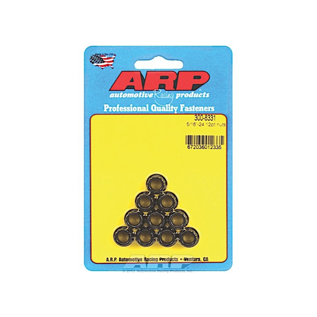ARP 300-8331 5/1624 12Pt Nut Kit