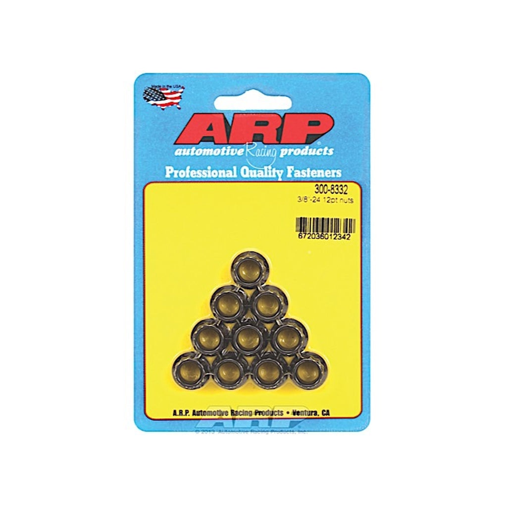 ARP 300-8332 3/824 12Pt Nut Kit