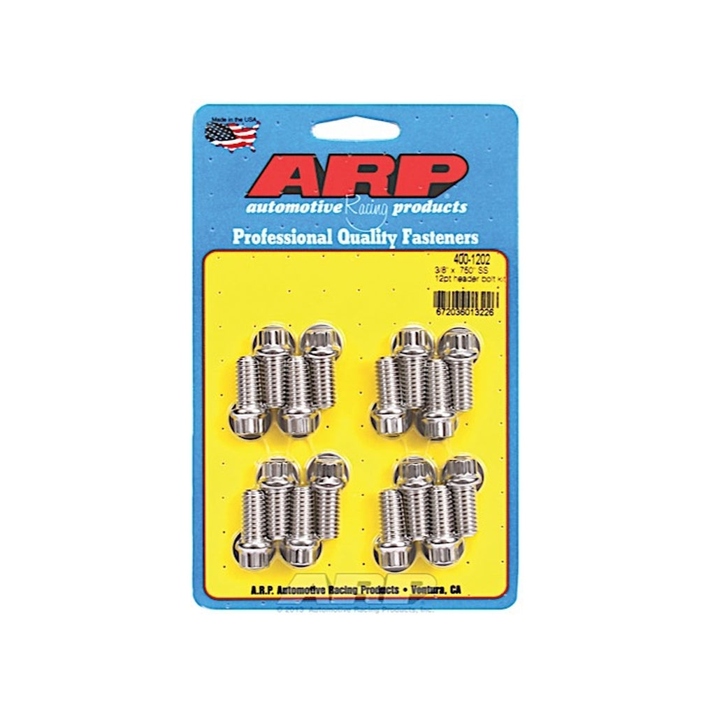 ARP 400-1202 3/8 X .750 SS 12Pt Header Bolt Kit