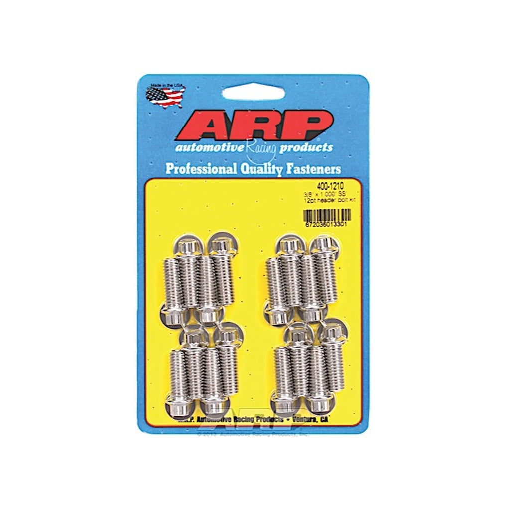 ARP 400-1210 3/8 X 1.000 SS 12Pt Header Bolt Kit