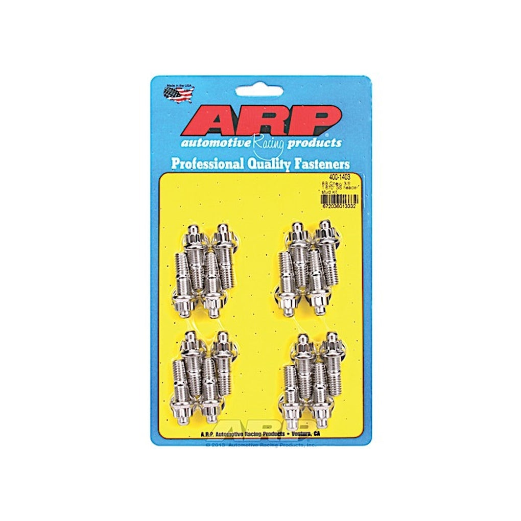 ARP 400-1403 BB Chevy 3/8 X 1.670 SS Header Stud Kit
