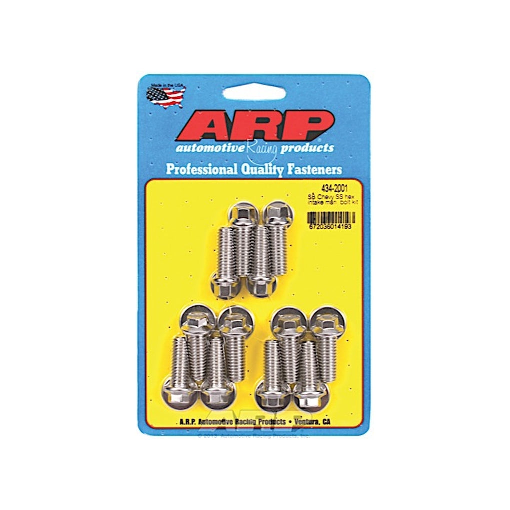 ARP 434-2001 SB Chevy SS Hex Intake Manifold Bolt Kit