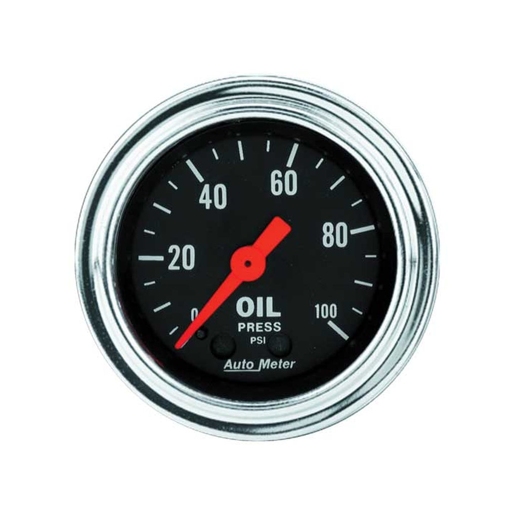 Auto Meter 2421 2In Oil Press 0100 Psi Mech