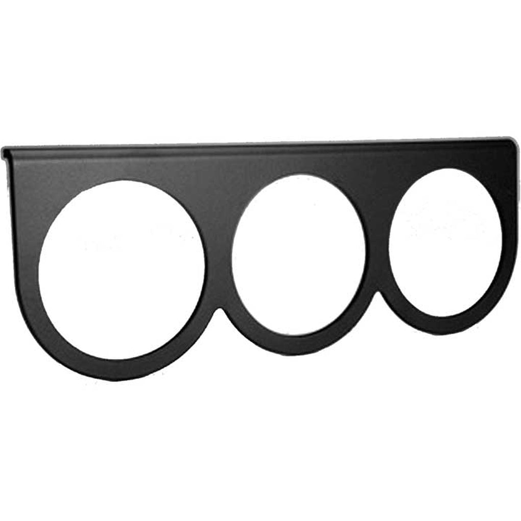 Auto Meter 3233 25/8In 3Hole Gauge Panel Black Alum