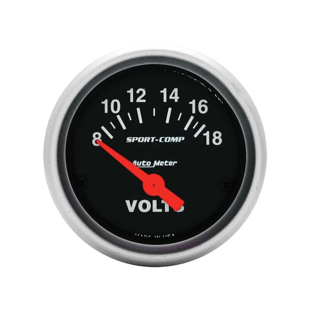 Auto Meter 3391 2In Voltmeter 818 Volts Sse Sportcomp
