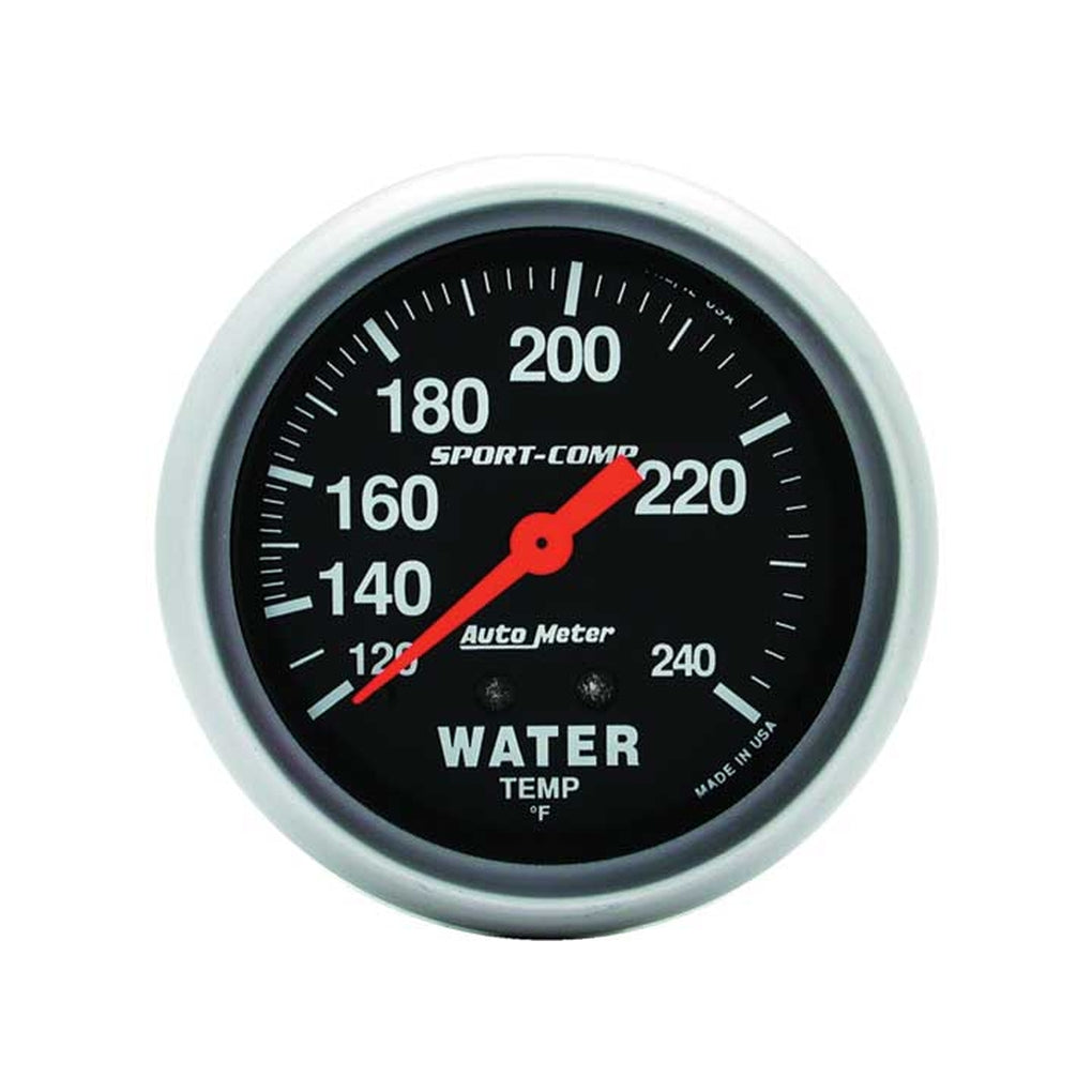 Auto Meter 3432 25/8In Water Temp 120 240F 6Fttubing Mech