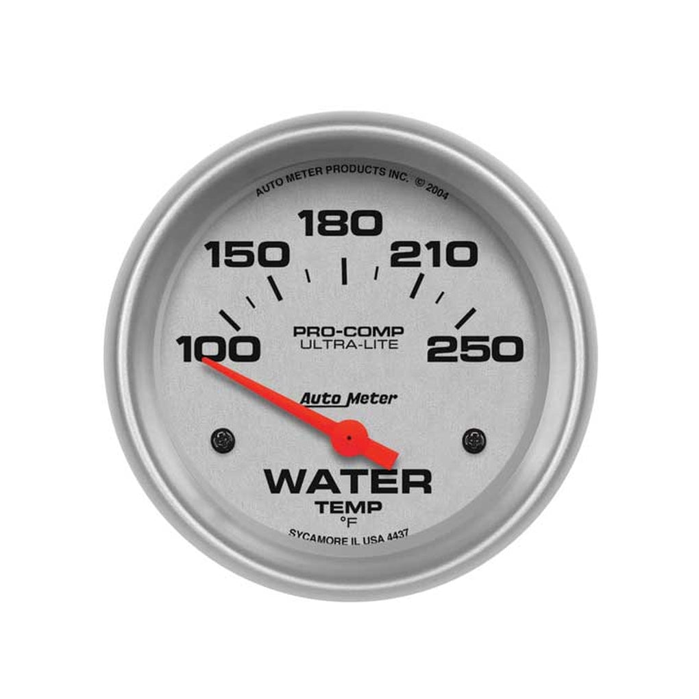 Auto Meter 4437 25/8In Water Temp 100 250F Sse Ultralite
