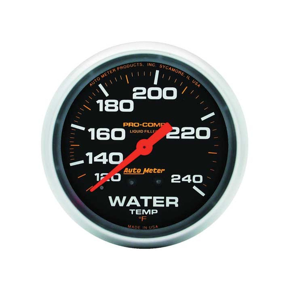 Auto Meter 5432 25/8In Water Temp 120 240F 6Fttubing Mech