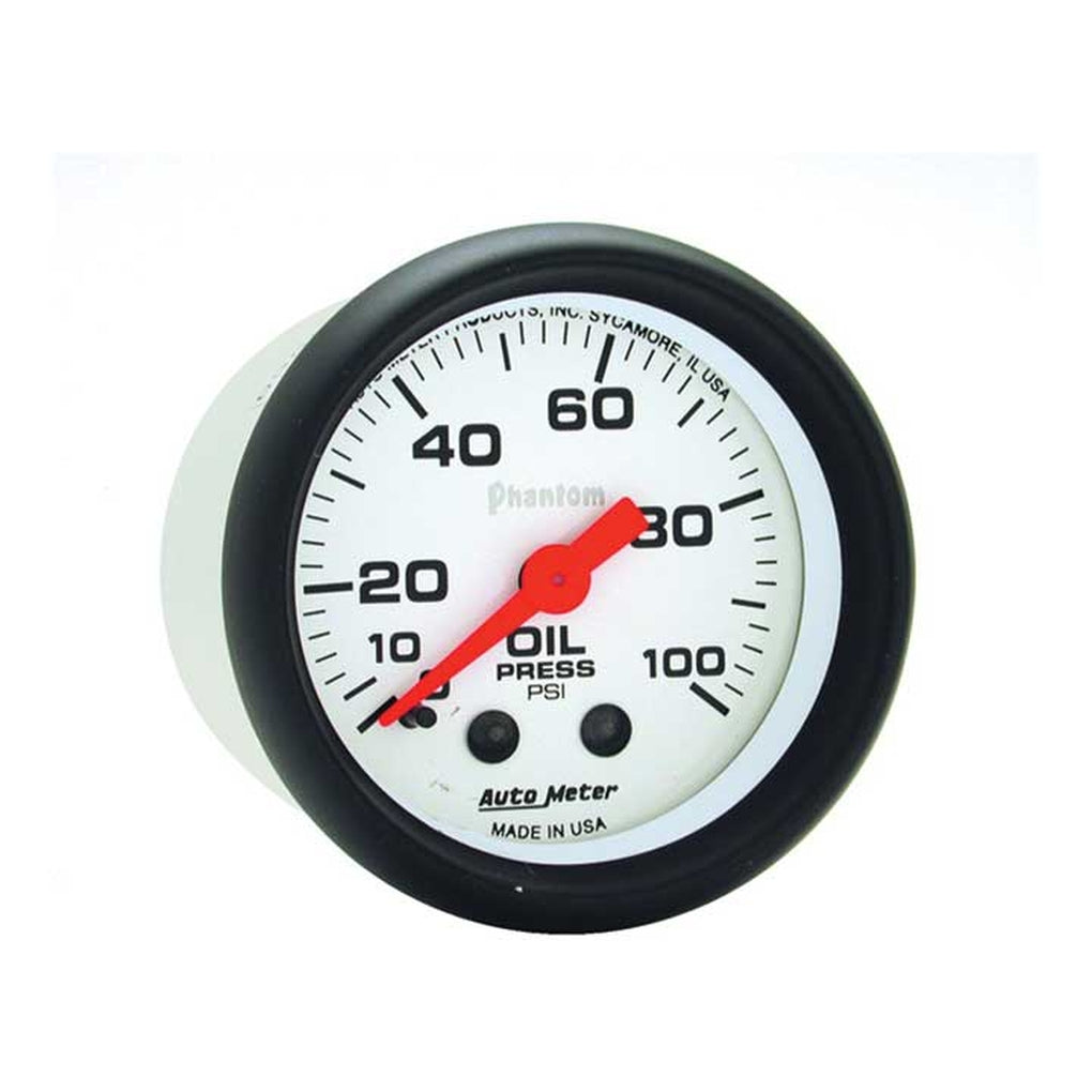 Auto Meter 5721 2In Oil Press 0100 Psi Mech Phantom