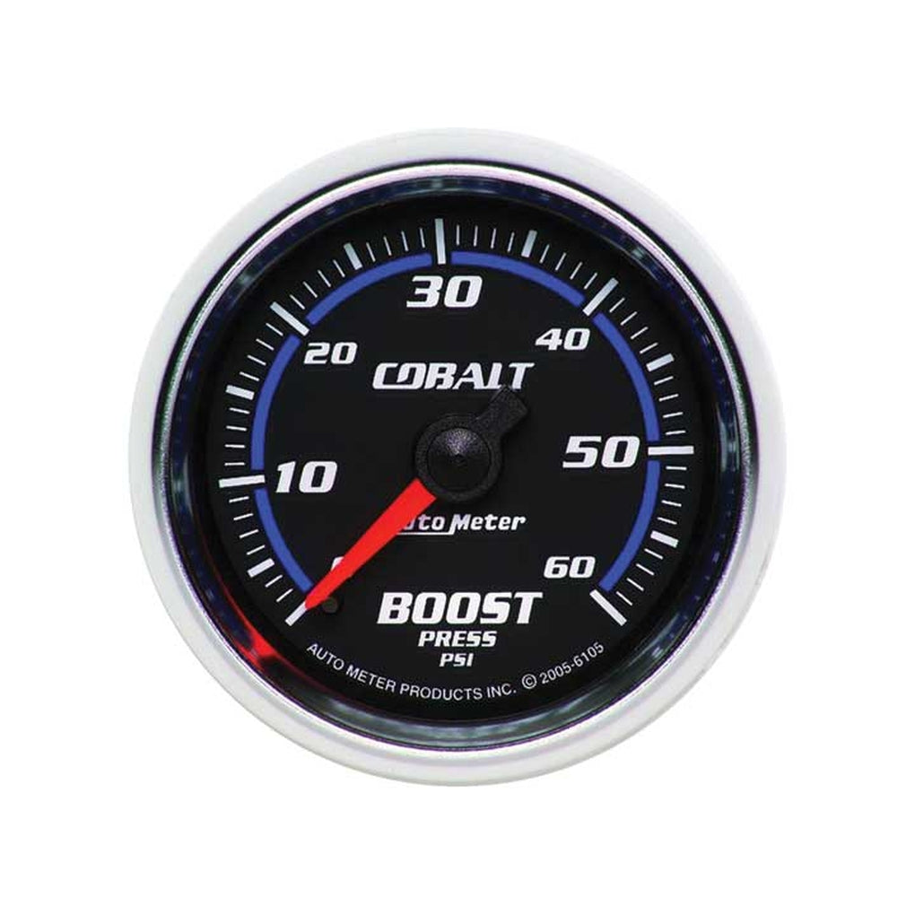 Auto Meter 6105 21/16In Boost 060 Psi Mech Cobalt
