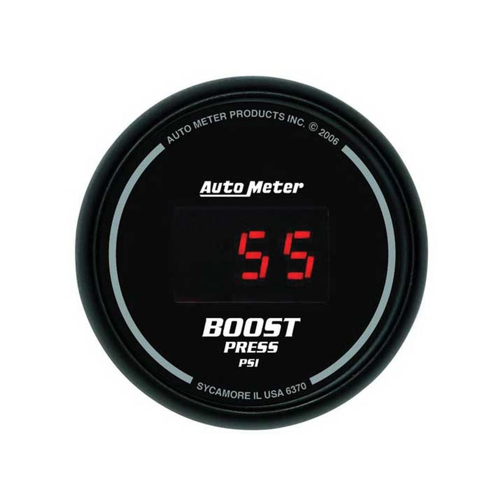 Auto Meter 6370 21/16In Boost 060 Psi Digital Black