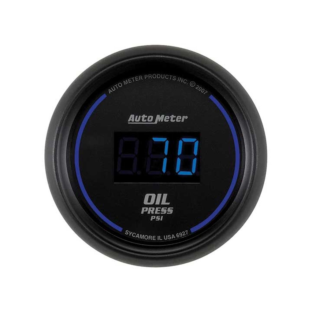 Auto Meter 6927 21/16In Oil Press 0100 Psi Digital Black