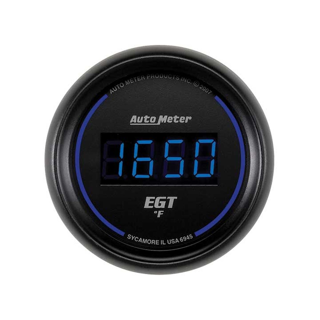 Auto Meter 6945 21/16In E.G.T. Pyrometer 02000F Digital Black