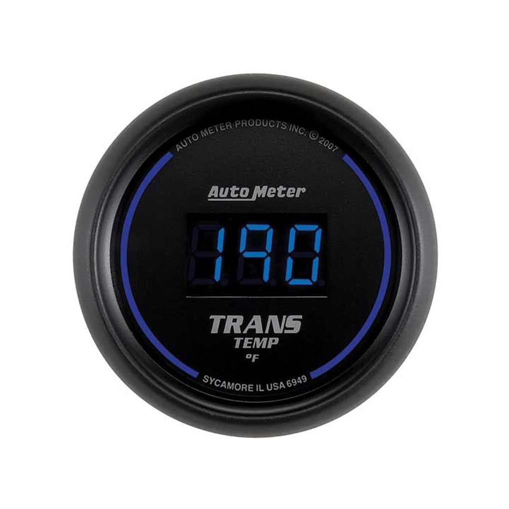 Auto Meter 6949 21/16In Trans Temp 0 340F Digital Black
