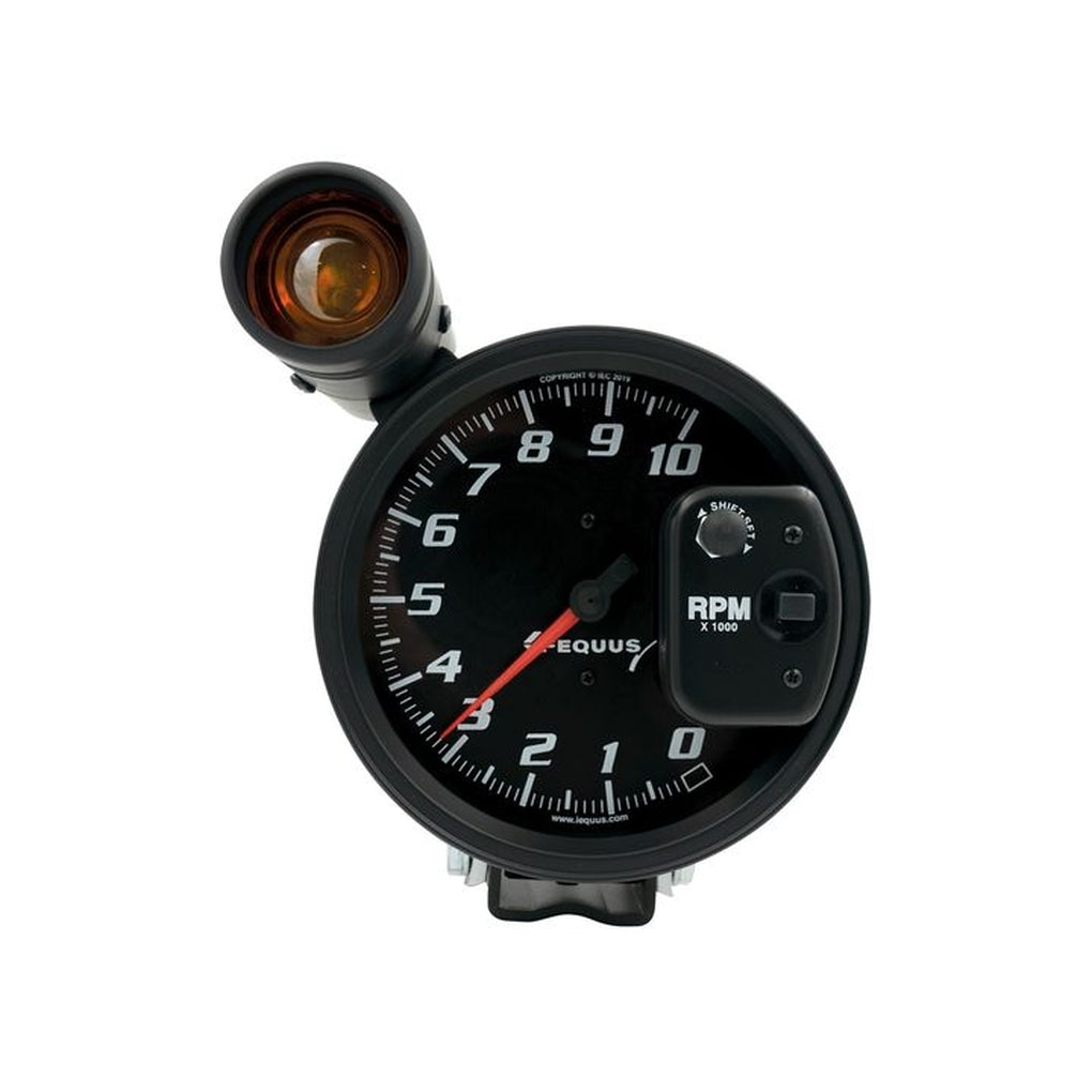 Auto Meter E6080 Gauge Tachometer 5In 10K Rpm Pedestal w/Ext. Shiftlite Black 6000 Series