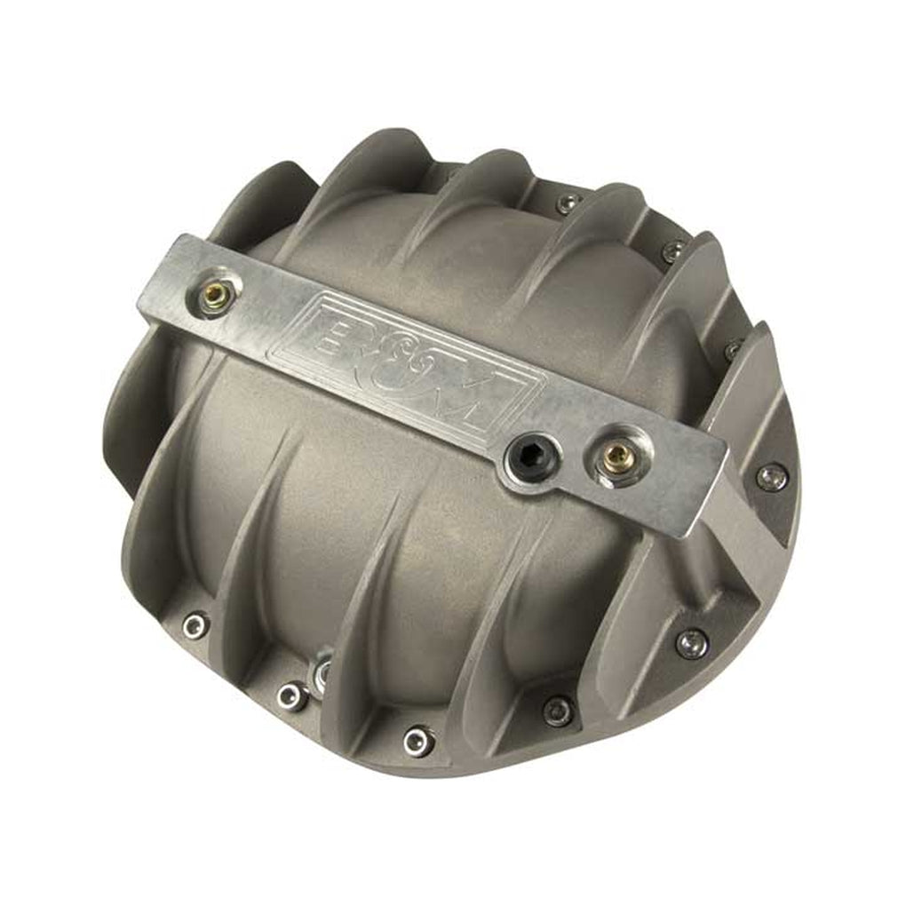 B&M Automotive 70505 Cast Aluminum Differential Cover Designed To Fit Most Vehicles w/GM 9.5In 14 Bo