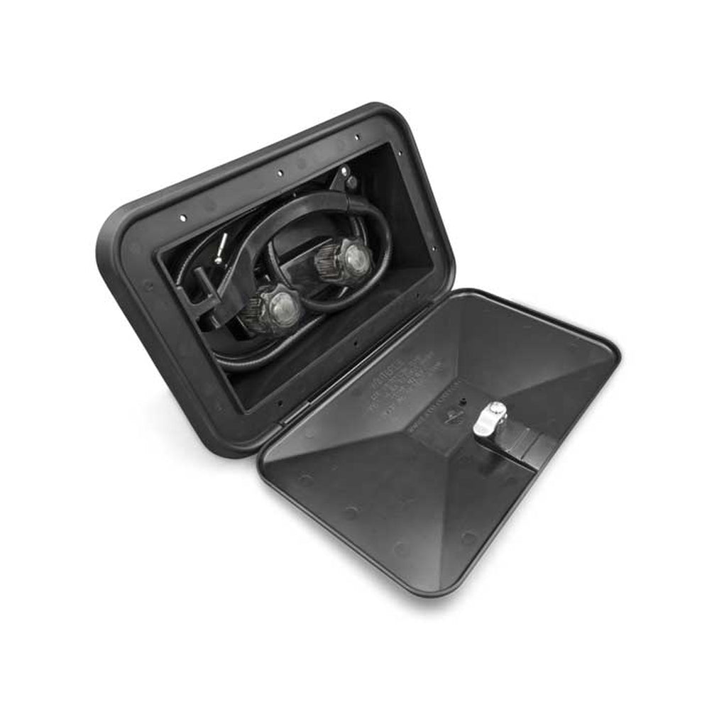 B&B Molders 94196 Exterior Shower Black