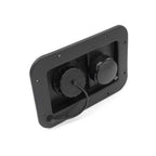 B&B Molders 94223 City/Gravity Dish Plastic Check Valve Black