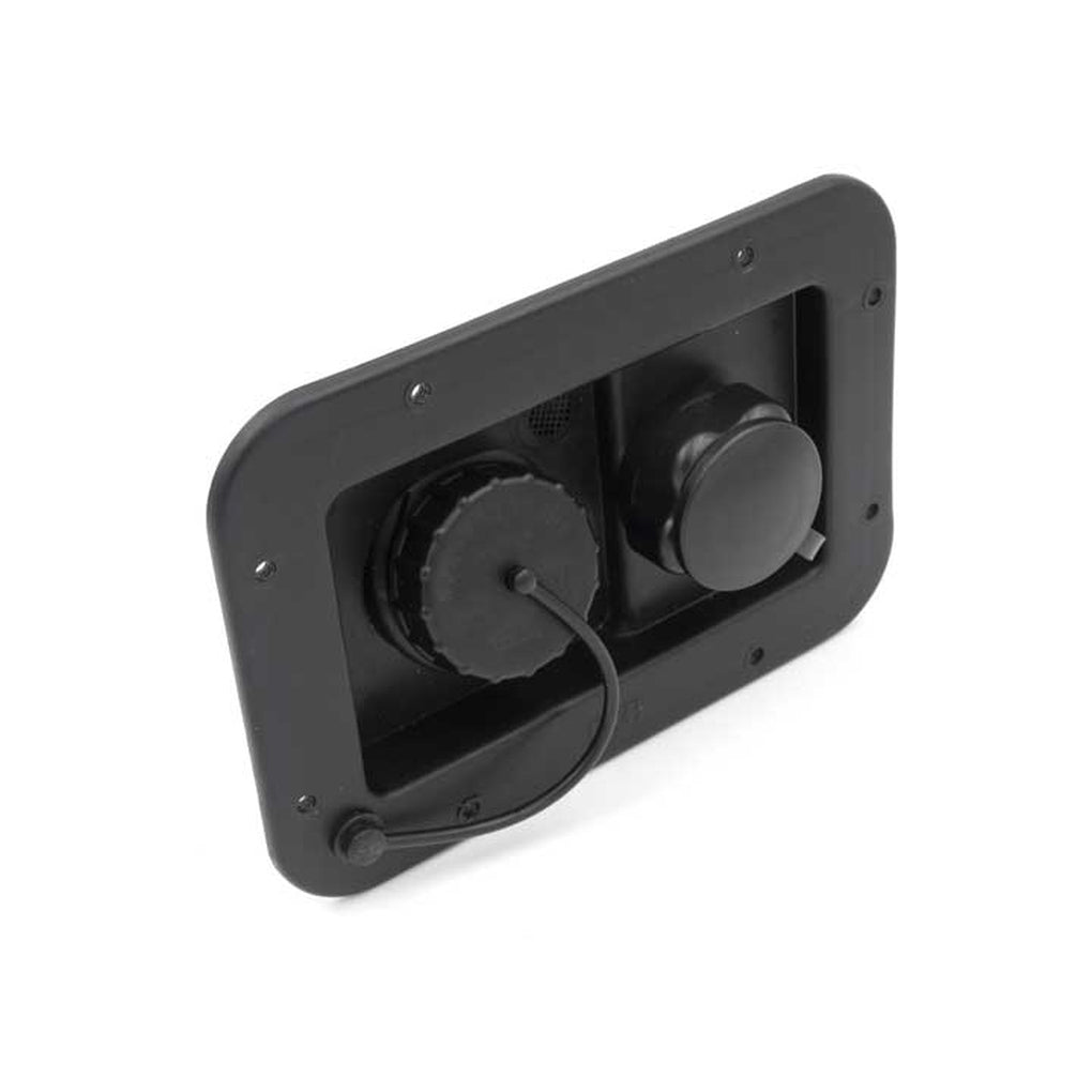 B&B Molders 94223 City/Gravity Dish Plastic Check Valve Black