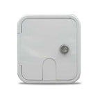 B&B Molders 94225 City Water Hatch W/Brass Check Valve Key Polar White