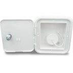 B&B Molders 94251 Gravity Water Hatch Key Lock Polar White
