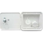 B&B Molders 94254 City/Gravity Water Center W/Plastic Check Valve Key Lock Polar White